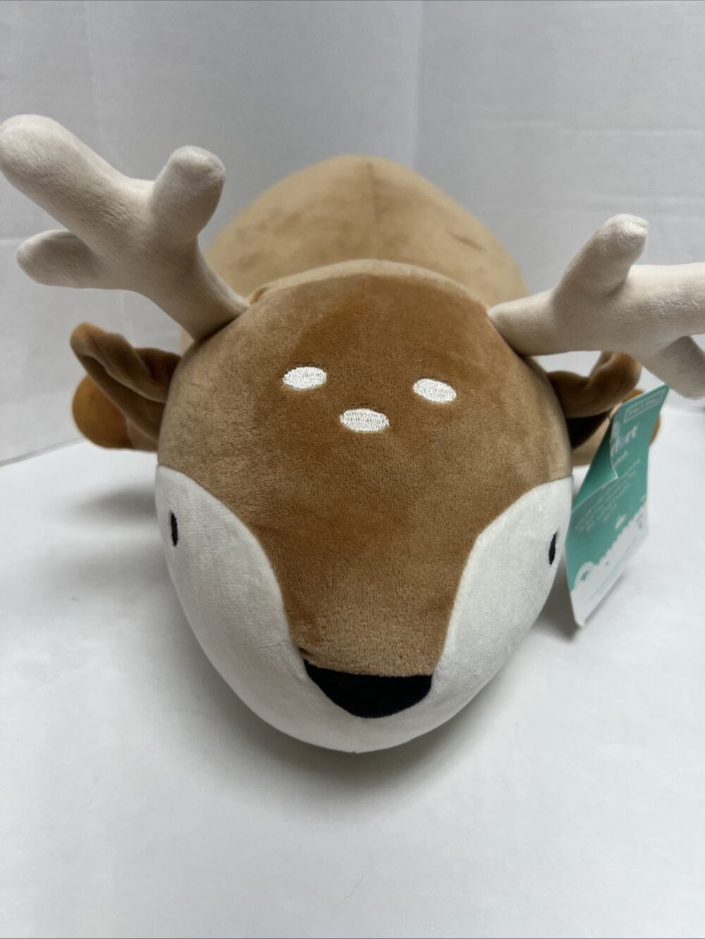 Pillowfort Brown Sugar Deer (Raindeer) Weighted Plush Stuffed- 3 lbs